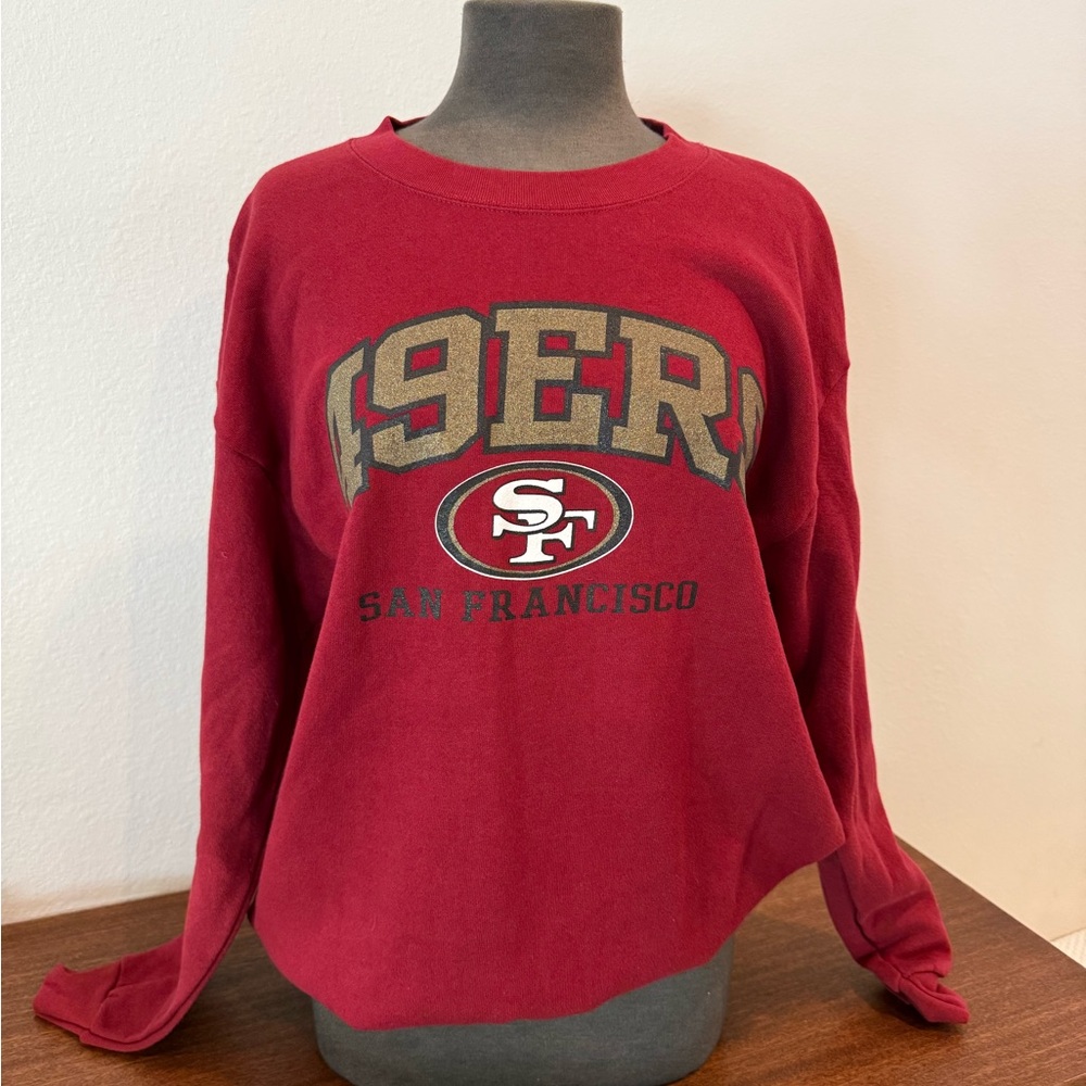Vintage San Francisco 49ers Red Sweatshirt Women’s Large